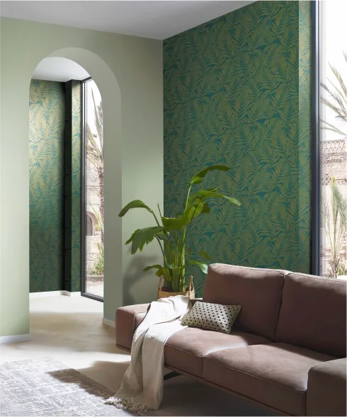 Wallpaper with botanical pattern perfect for your home